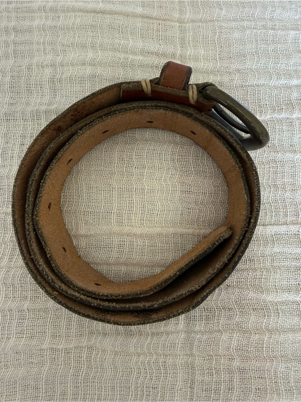 🤎 Rustic J.Crew Genuine Italian 
Leather Belt - Size S 🕰️ - Picture 15 of 16